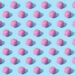 photograph of pink brains on a blue surface
